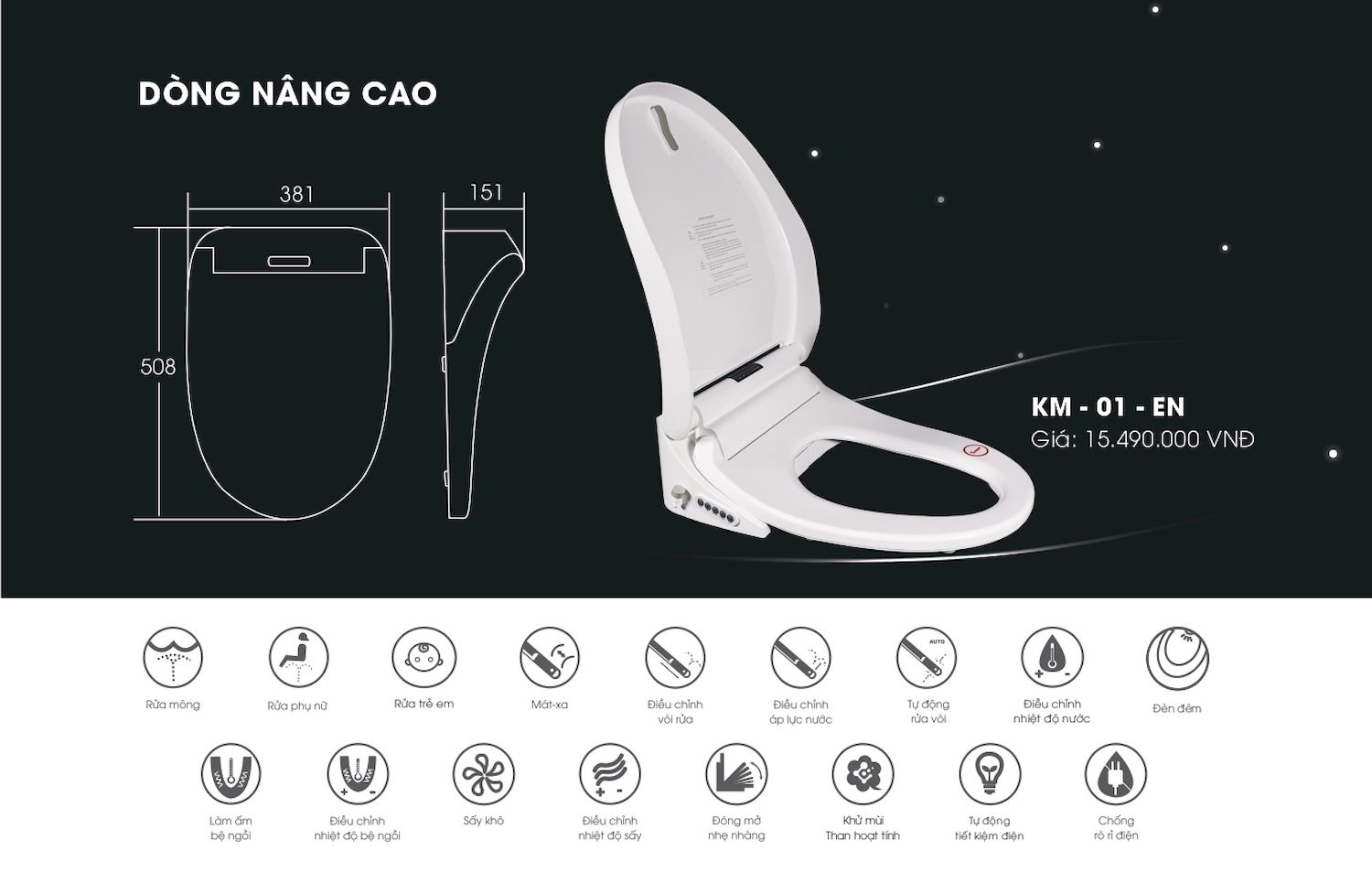 Bồn cầu ARCA Bảng giá và Catalogue mới nhất /Page 8